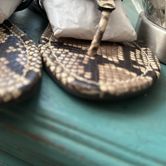 Tory Burch Snakeskin Stamped Miller Sandal 8.5 - Picture 11 of 11